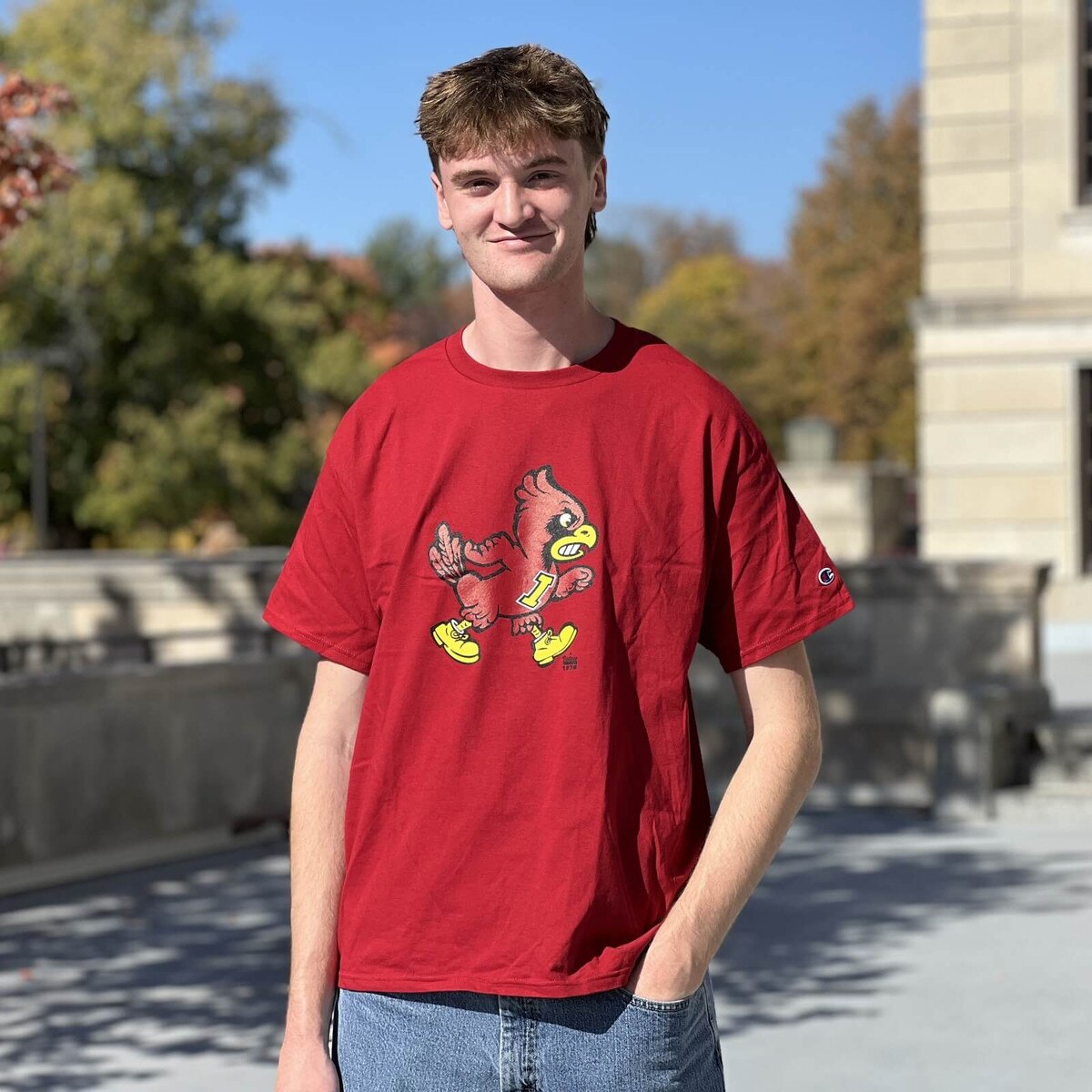 Champion® Walking Cy Cardinal T-Shirt